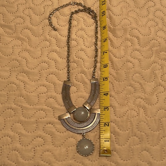 Set of Three Silver Tone Necklaces - Picture 6 of 13